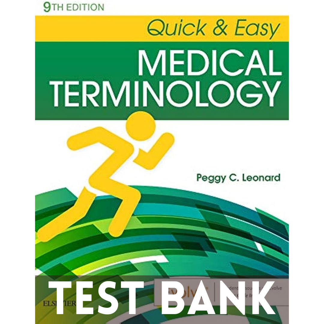 Test Bank for Quick & Easy Medical Terminology 9th Edition L | Inspire ...