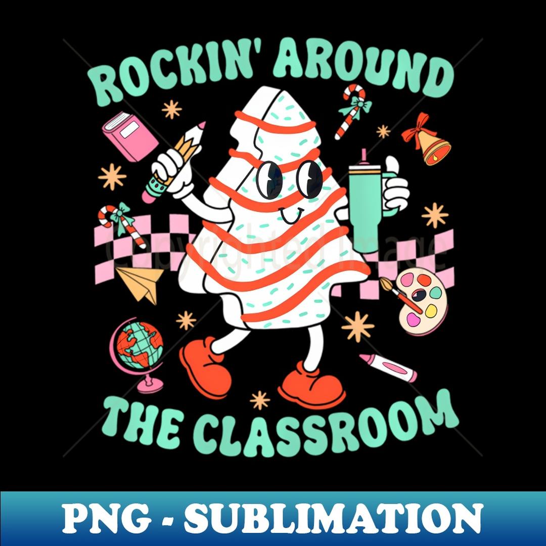 Groovy Rocker Groovy Rocking Around Tree Cake - Special Edition Sublimatio | Inspire ...