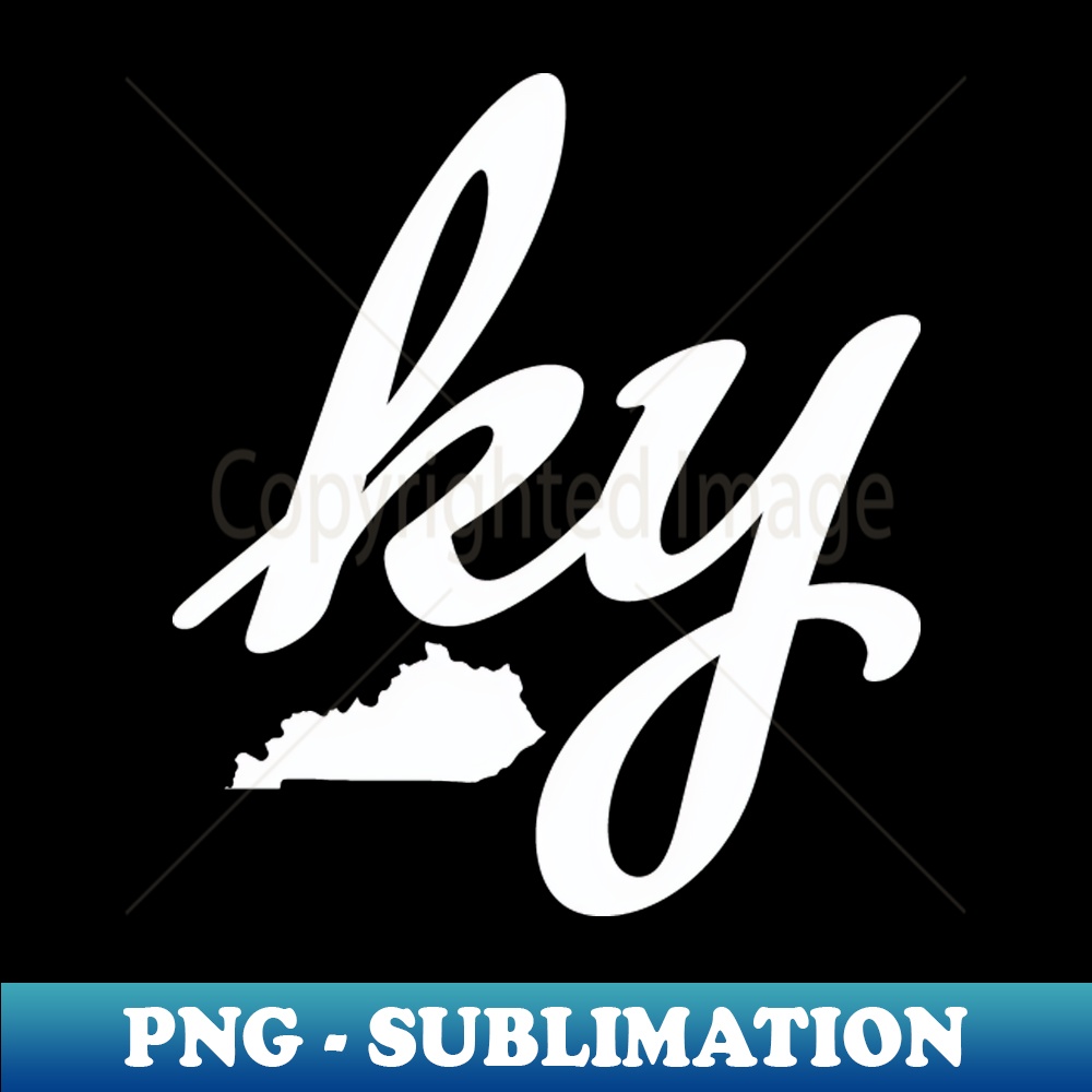 Kentucky ky Ladies Script White - Premium Sublimation Digita | Inspire ...