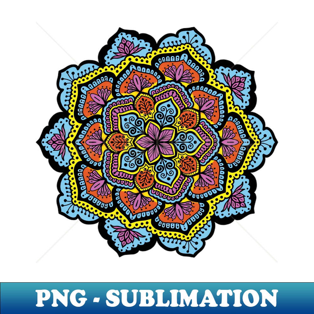 Mandala colour - Instant Sublimation Digital Download | Inspire Uplift