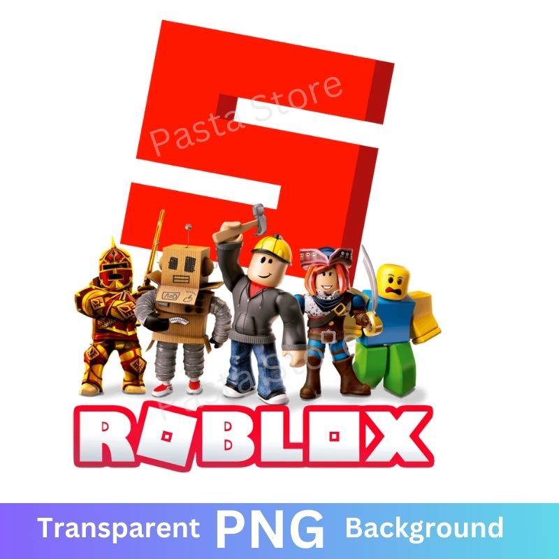 Roblox 5th Birthday PNG Image Transparent Five | Inspire Uplift