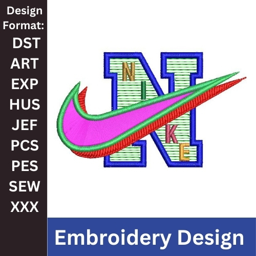 embroidered nike shoes