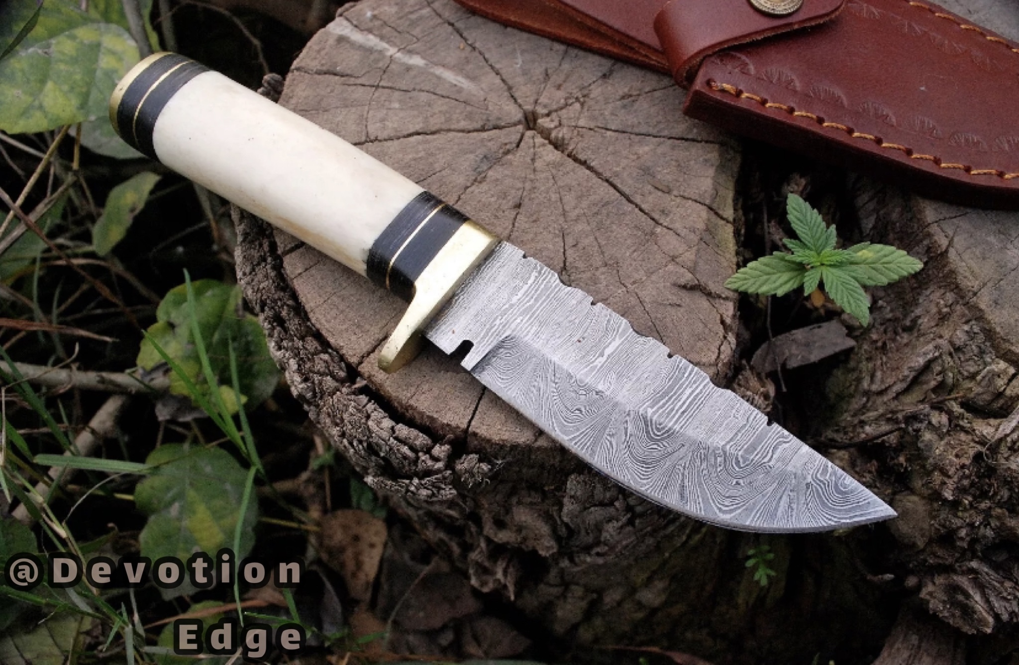 Devotion Edge DAMASCUS FORGE CUSTOM HANDMADE HUNTING TACTICA | Inspire ...