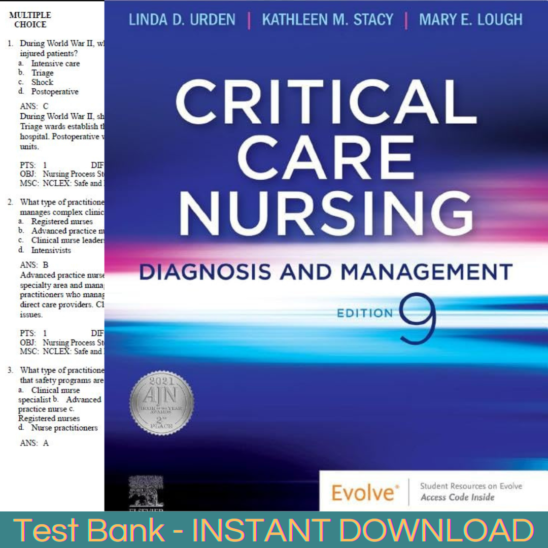 Latest 2024 Critical Care Nursing-Diagnosis and Management 9 | Inspire ...