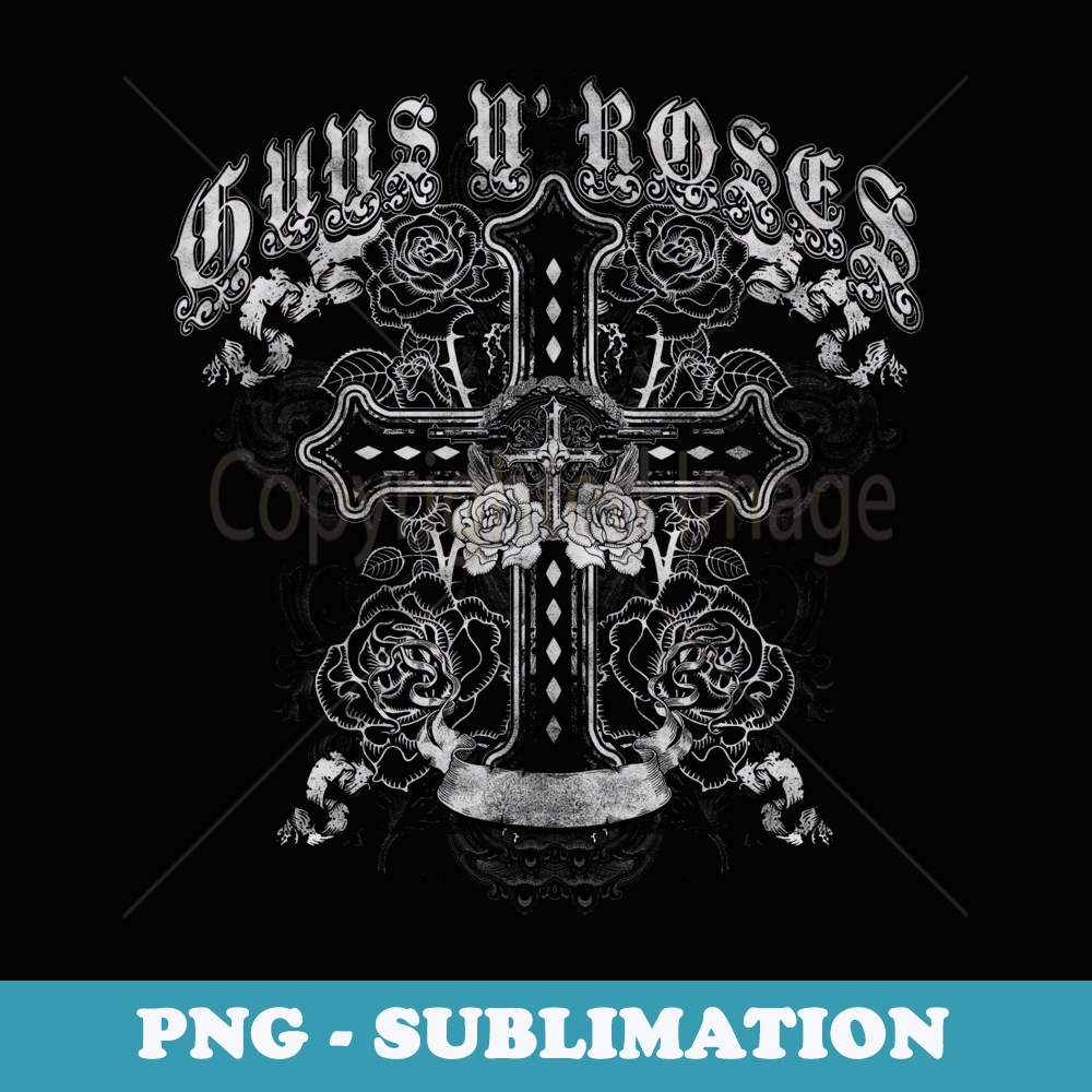 Guns N' Roses Official Vintage White Cross - Creative Sublim | Inspire ...