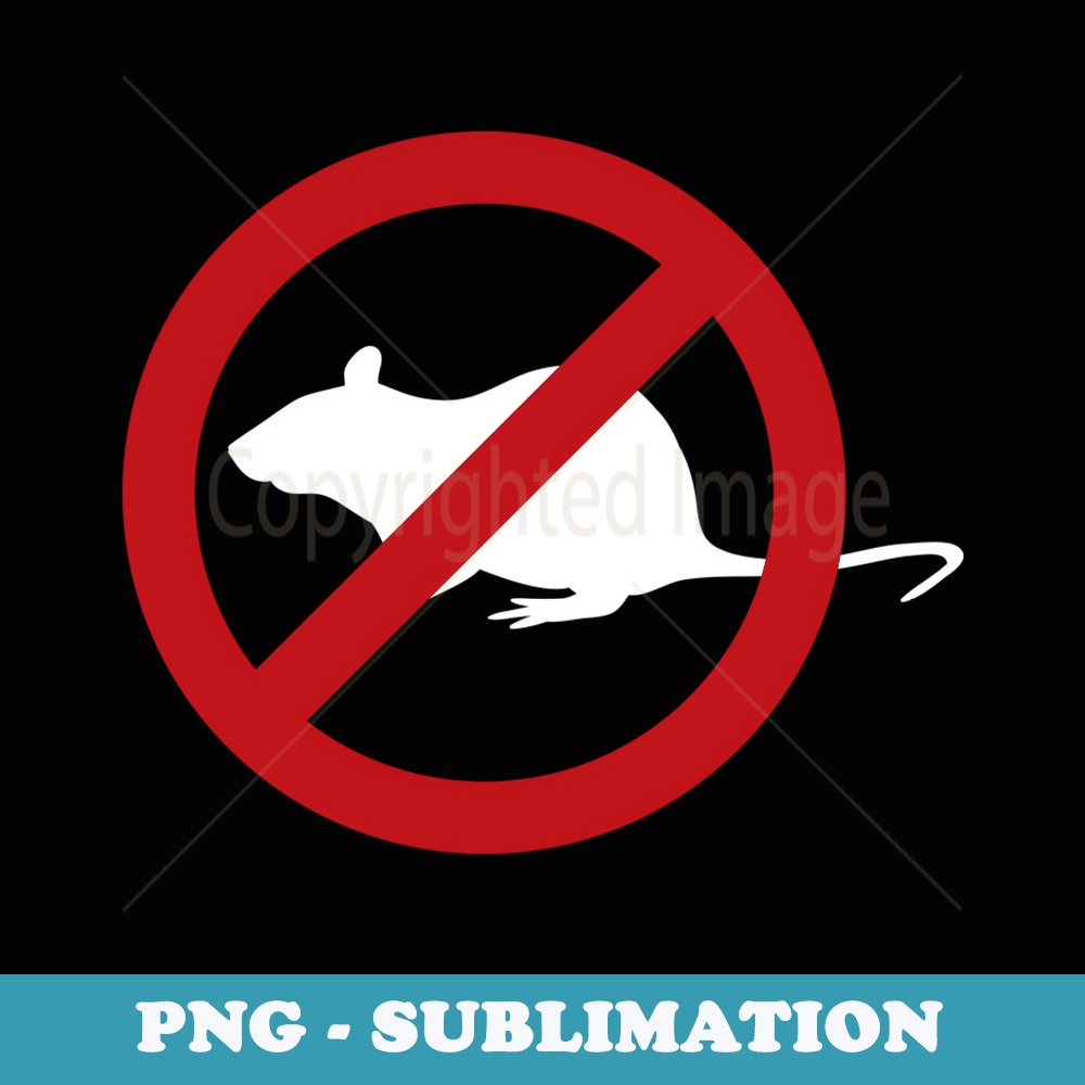 Pest Control Rat Sign Gag No Rats Allowed - Aesthetic Sublim | Inspire ...