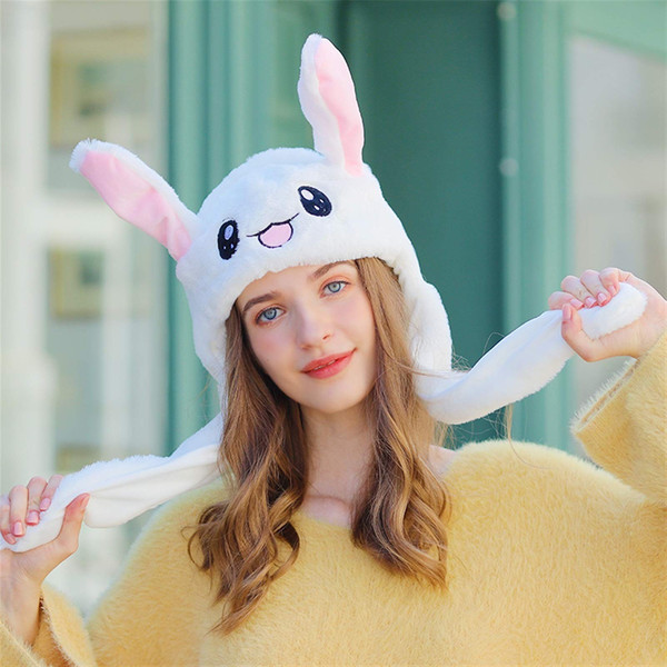 関送込 Bunny Ears Hat Amazon.com: XKCL Bunny Ears Hat - Knit Plush Long Ears