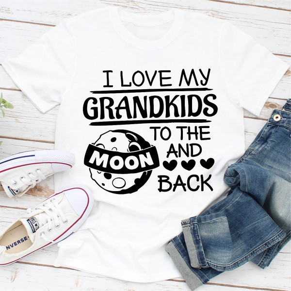 I Love My Grandkids To The Moon And Back