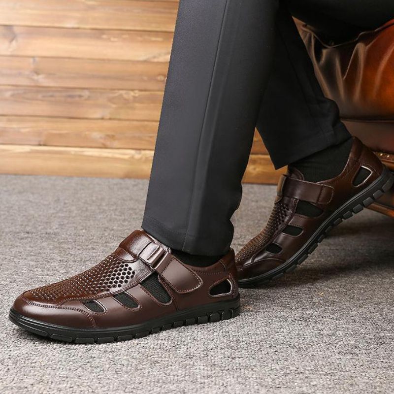 Sandals Men's Leather Soft Bottom Breathable main image 1