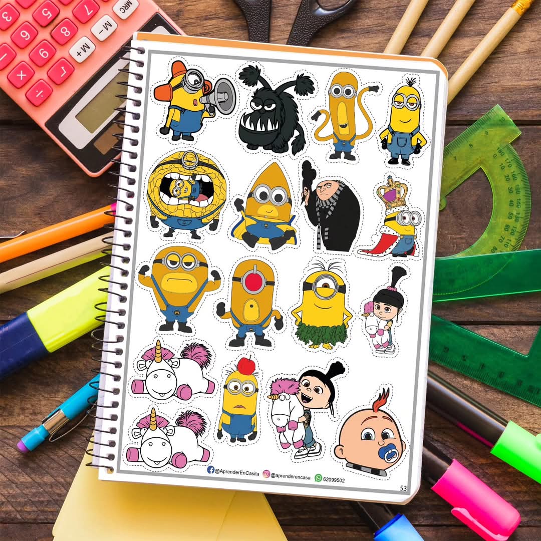 Despicable Me - Digital Coloring Book | Instant Download | F | Inspire ...
