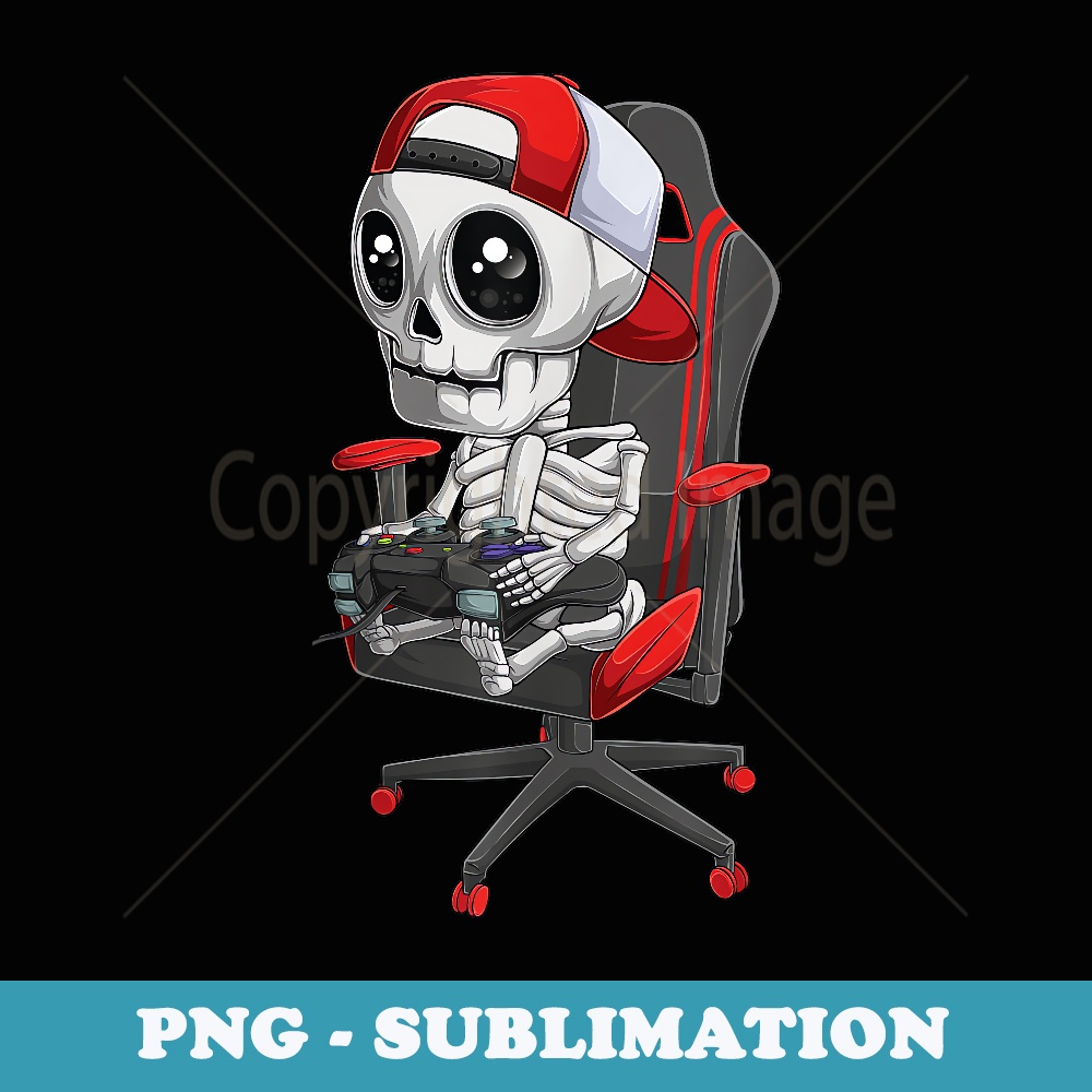 Halloween skeleton gamer video gaming boys men kids teens - | Inspire ...
