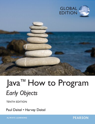 Java How to Program (Early Objects) 10 PDF Instant Download | Inspire ...