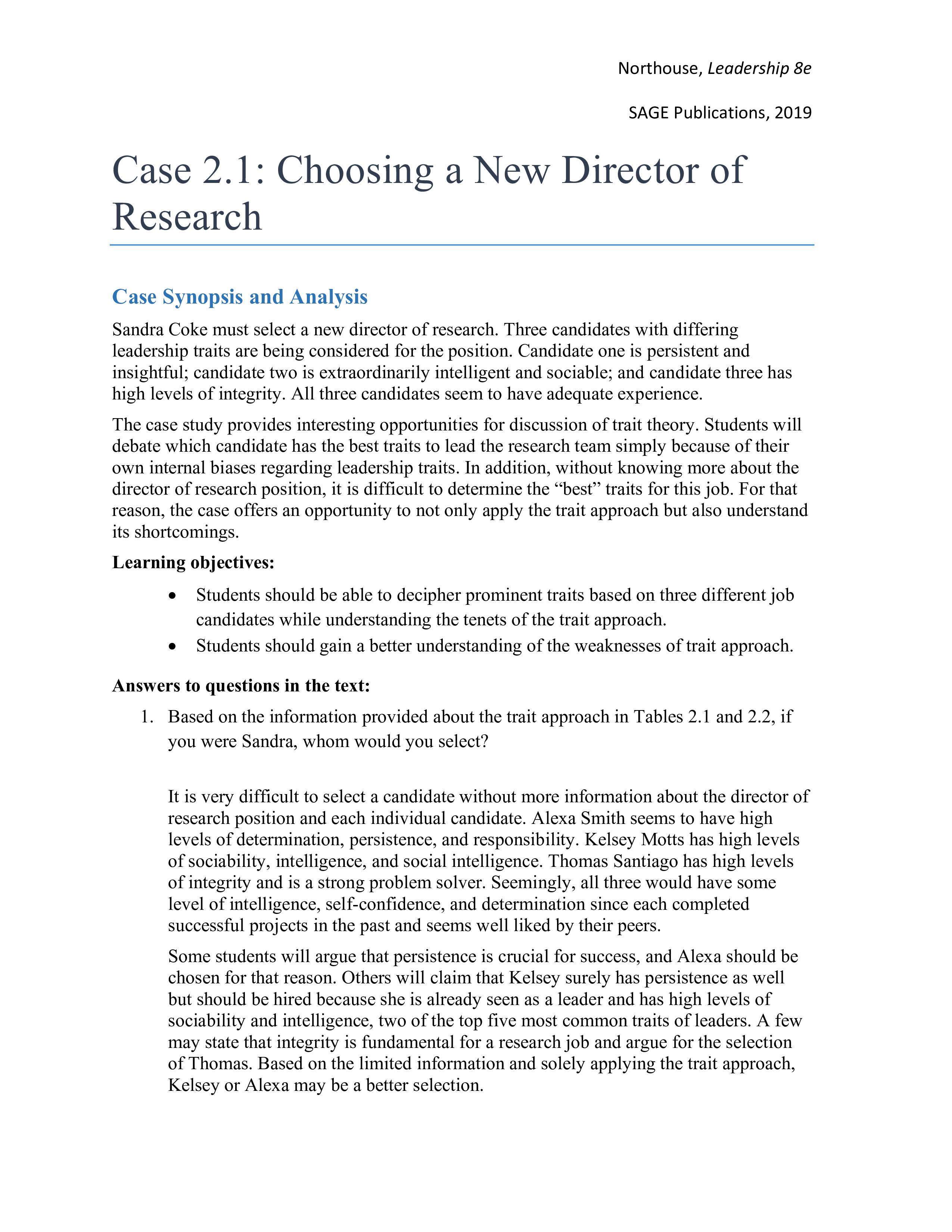 Solution Manual For Leadership Theory and Practice 8th Editi - Inspire ...