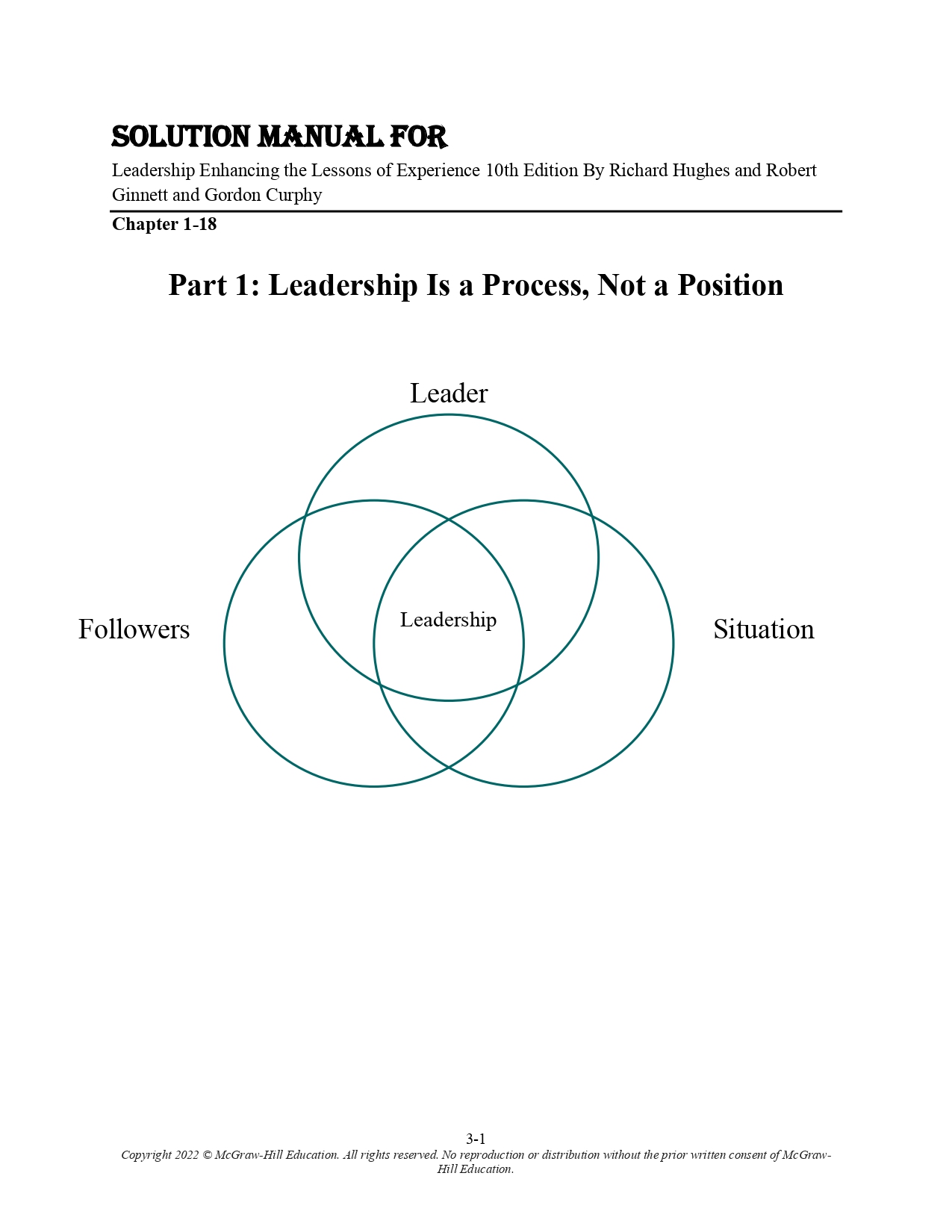 Solution Manual For Leadership Enhancing the Lessons of Expe | Inspire ...