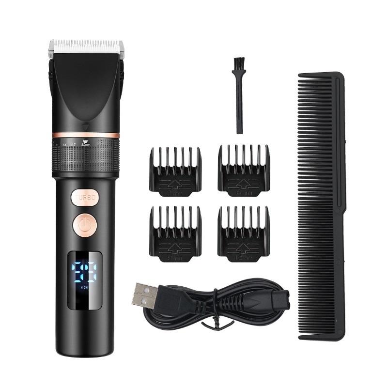 Men Electric Hair Trimmer with LCD Digital Display