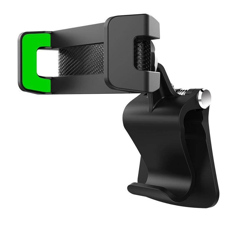 Rotating Car Phone Holder Clip On Sun Visor Rear Seat Mount