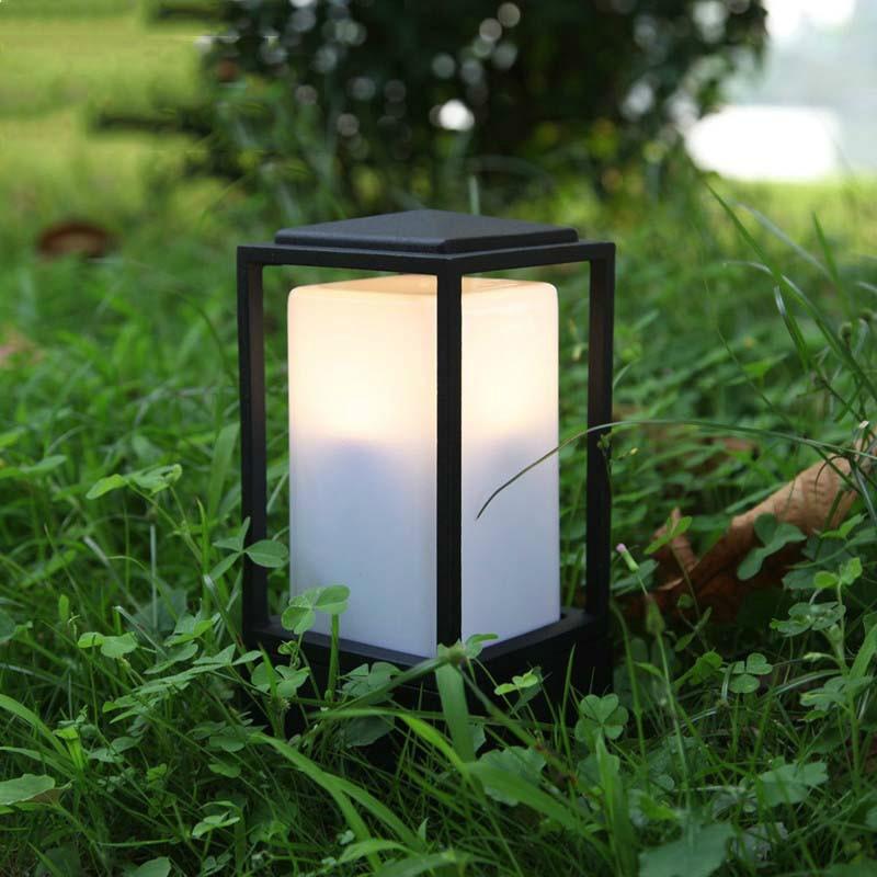 Modern Minimalist Outdoor Wall Lamp Rain & Rustproof Column Lighting