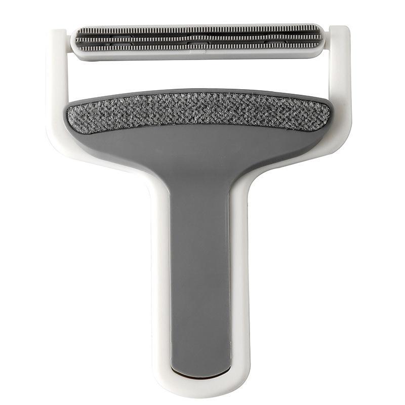 Portable Pet Hair Remover Brush and Fabric Scraper for Clothes, Sofas and Carpets