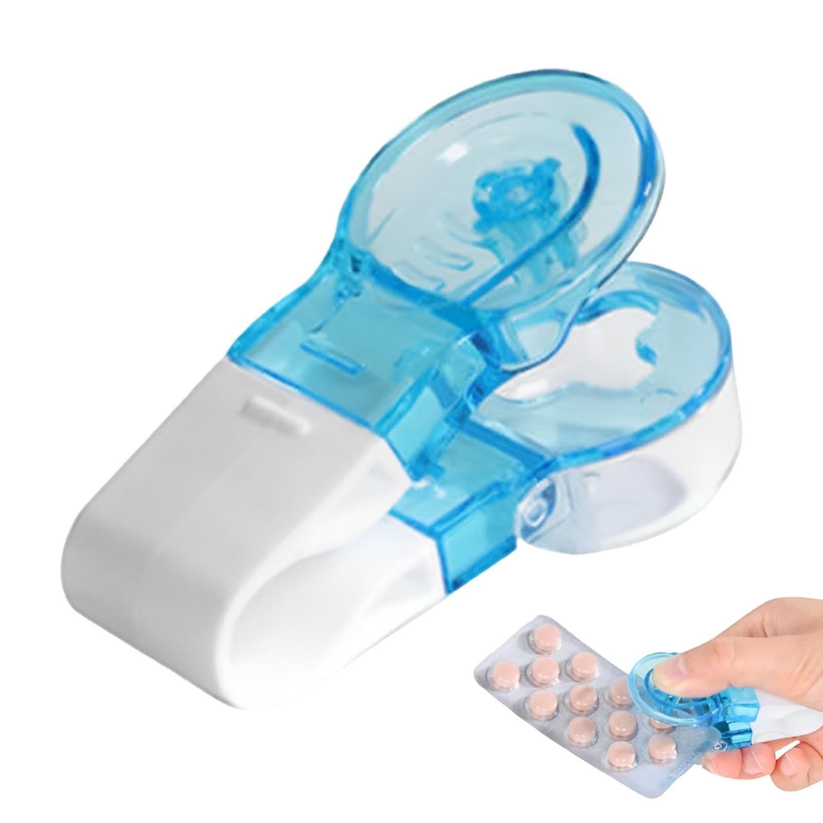 Portable Blister Pack Opener and Pill Taker Case for Easy Tablet Removal