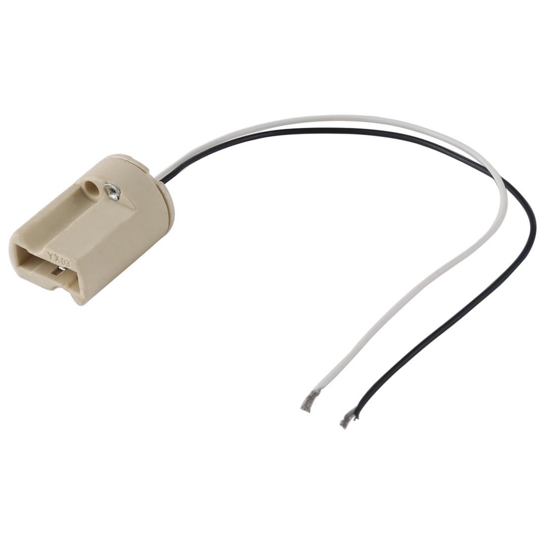 Ceramic Lamp Holder Socket Prewired GU10 Ceramic Lamp Holder Adapter Cable