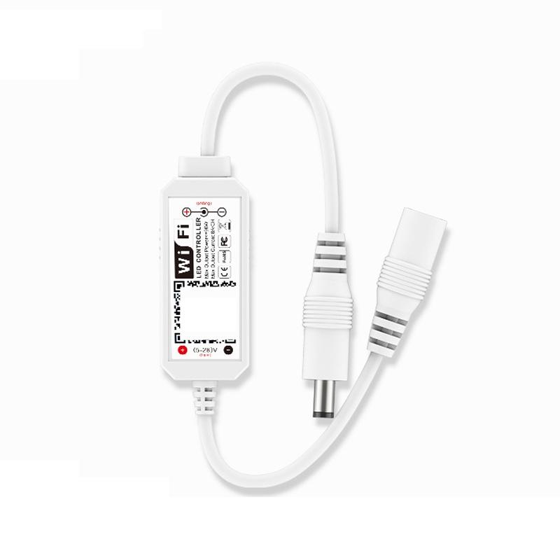 Mini Single Color LED Strip Controller Dimmer with 3 Key Control Compact 12V DC LED Strip Light Dimmer