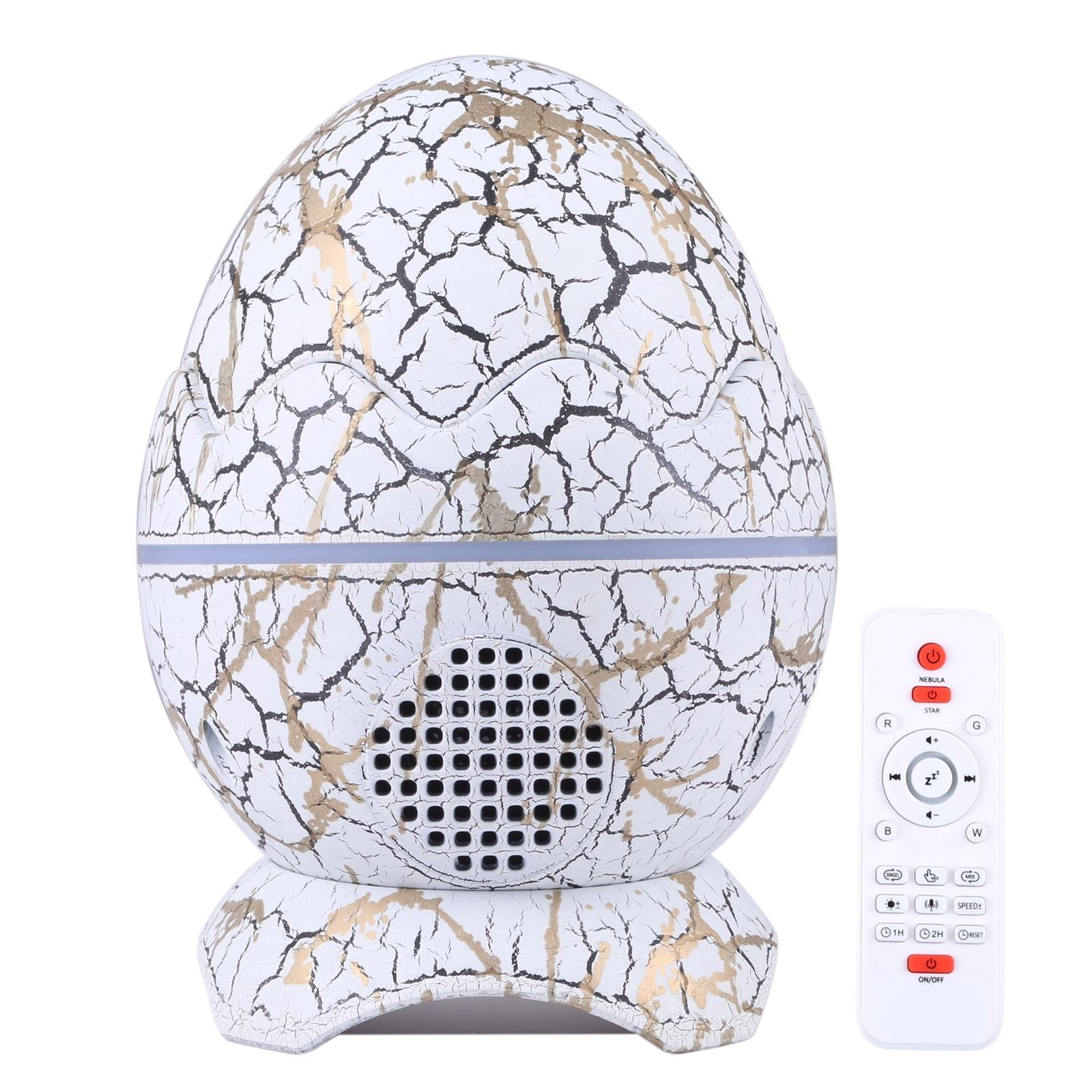 Gold Star Projector Night Light with Music, Remote Control and Colorful Room Ambience