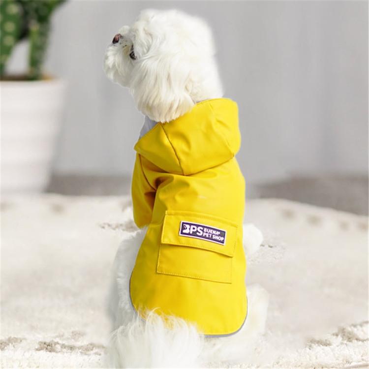 PawShield Full Coverage Waterproof Dog Raincoat with Hood for Small Dogs