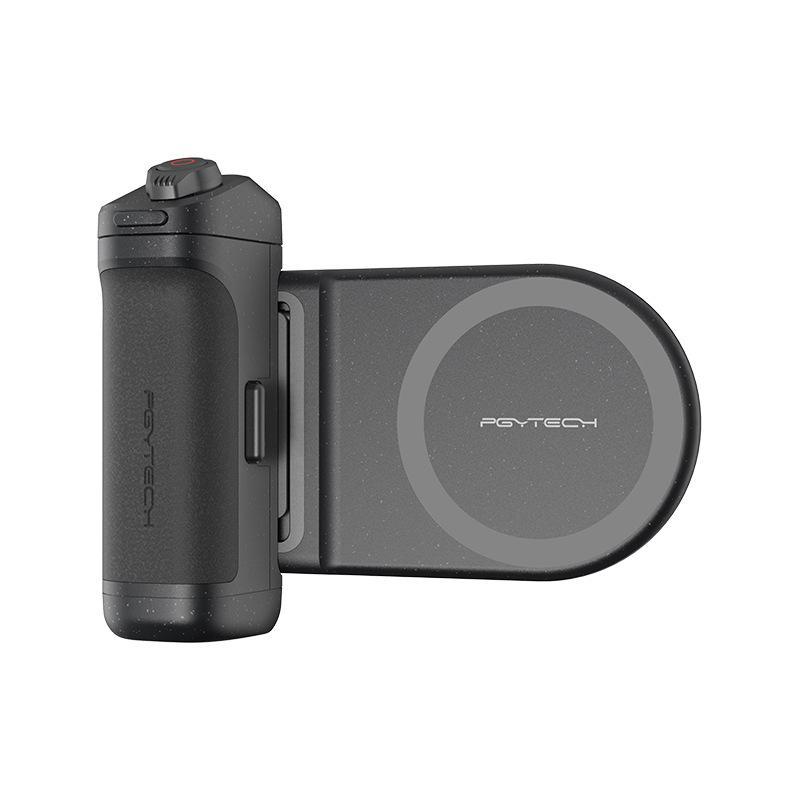 Magnetic Phone Camera Grip with Bluetooth Remote & Wireless Charging