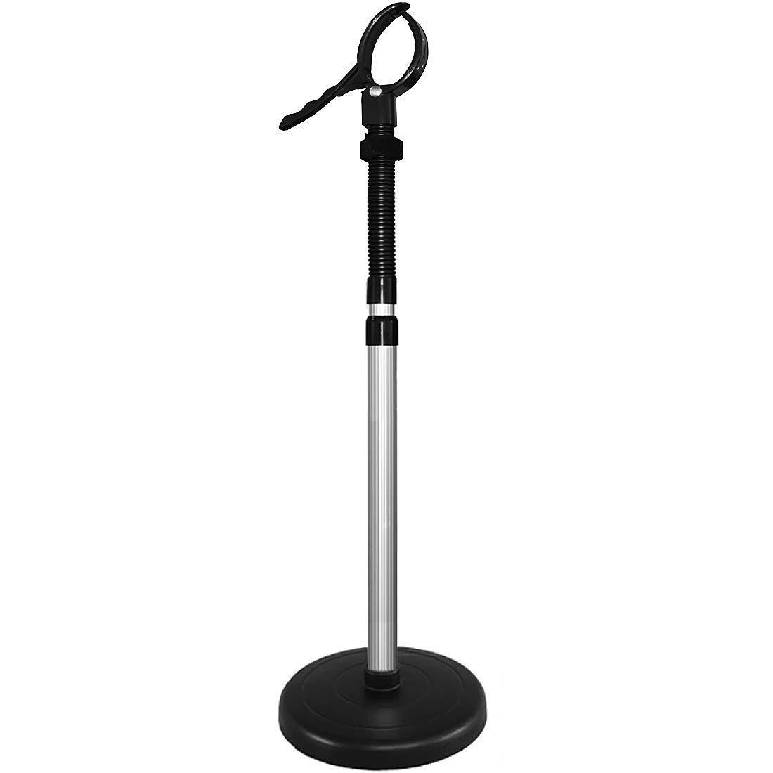 Adjustable Stainless Steel Hair Dryer Stand for Hands Free Styling, Pet Grooming & Beauty Care