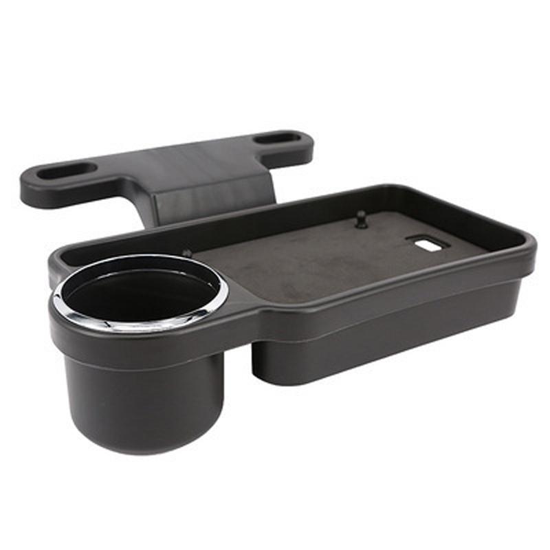 Universal Car Rear Seat Cup Holder Tray Backseat Drink Organizer for Travel & Daily Commutes