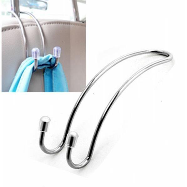 Heavy Duty Car Headrest Hook Metal Seat Back Organizer for Bags, Purses & Groceries