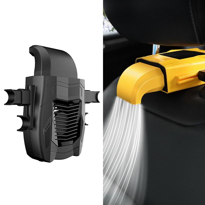 Car Seat Back USB Fan Portable USB Car Fan Speed Rear Seat Cooling Fan