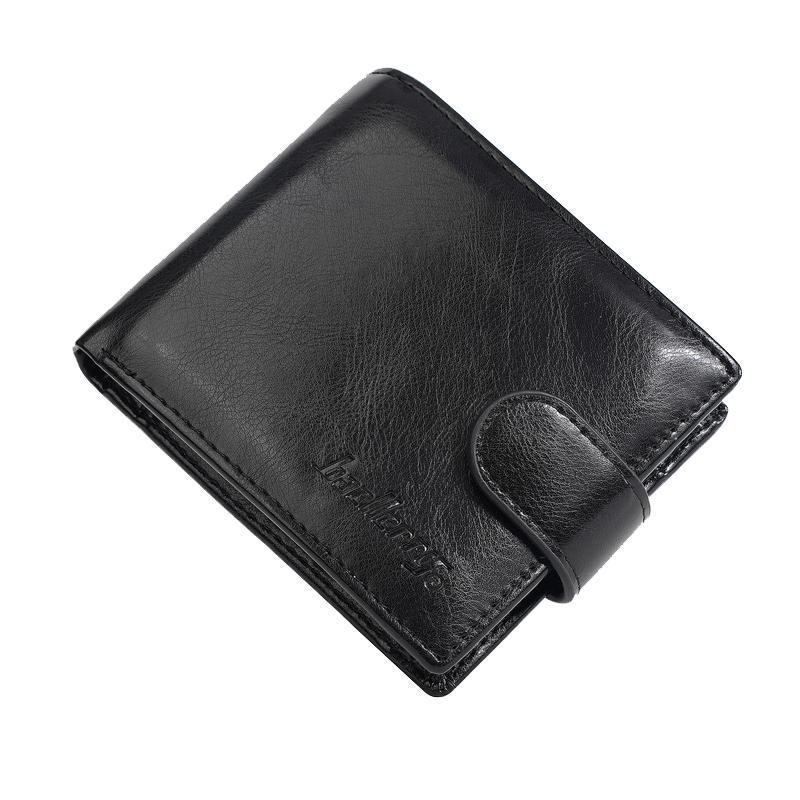 Mens Trifold Wallet with Zipper Wallet Coin Pocket and Multi Card Holder