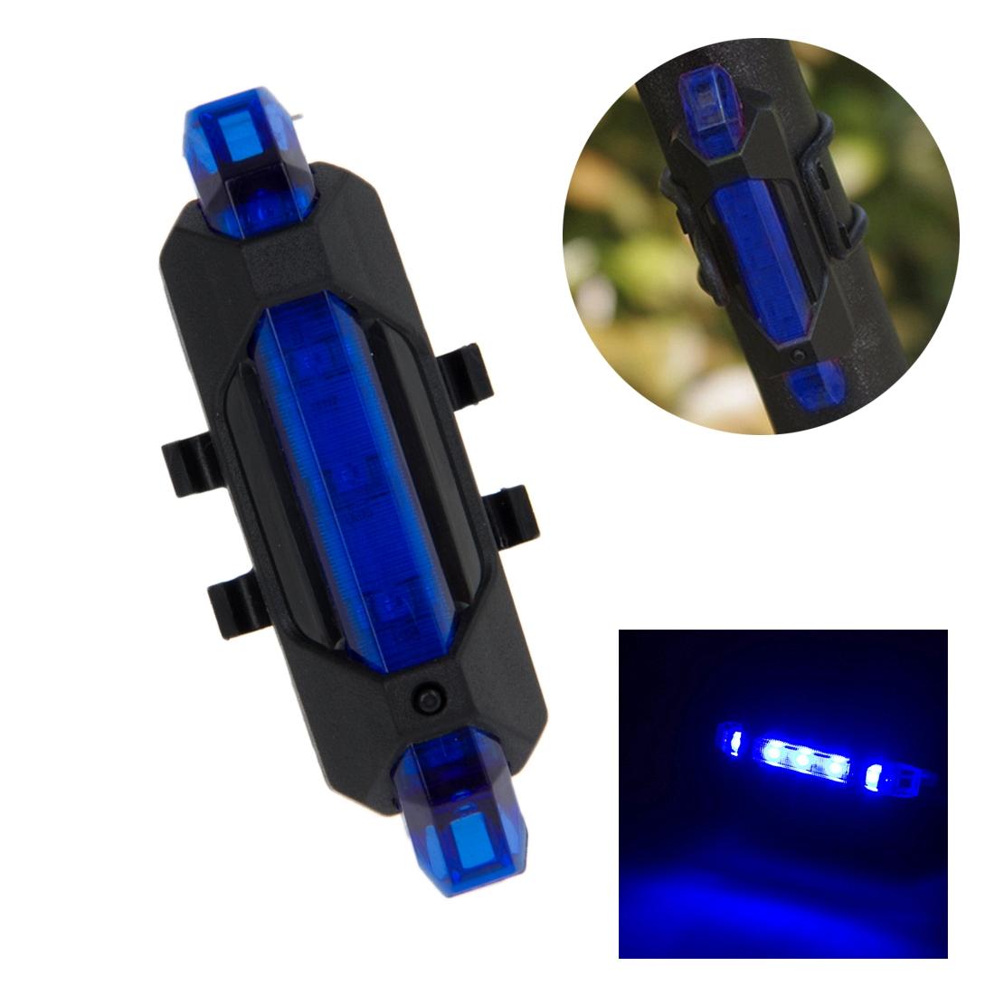 USB Rechargeable LED Bike Taillight Waterproof Detachable Bike Safety Light