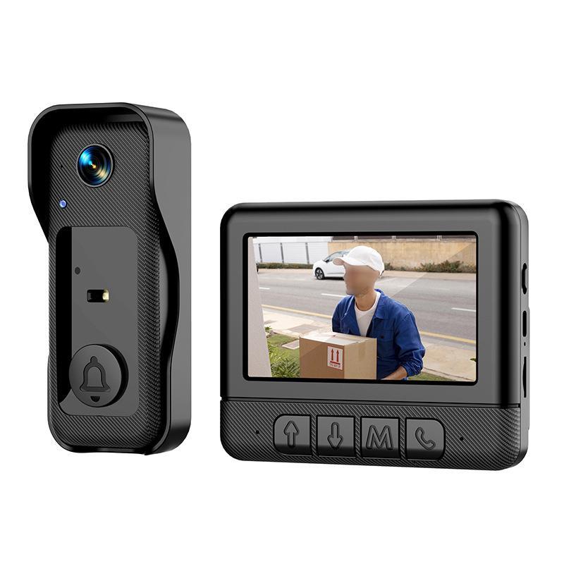 Smart Video Doorbell Wireless Doorbell Camera with Night Vision Motion Detection and Remote Monitoring
