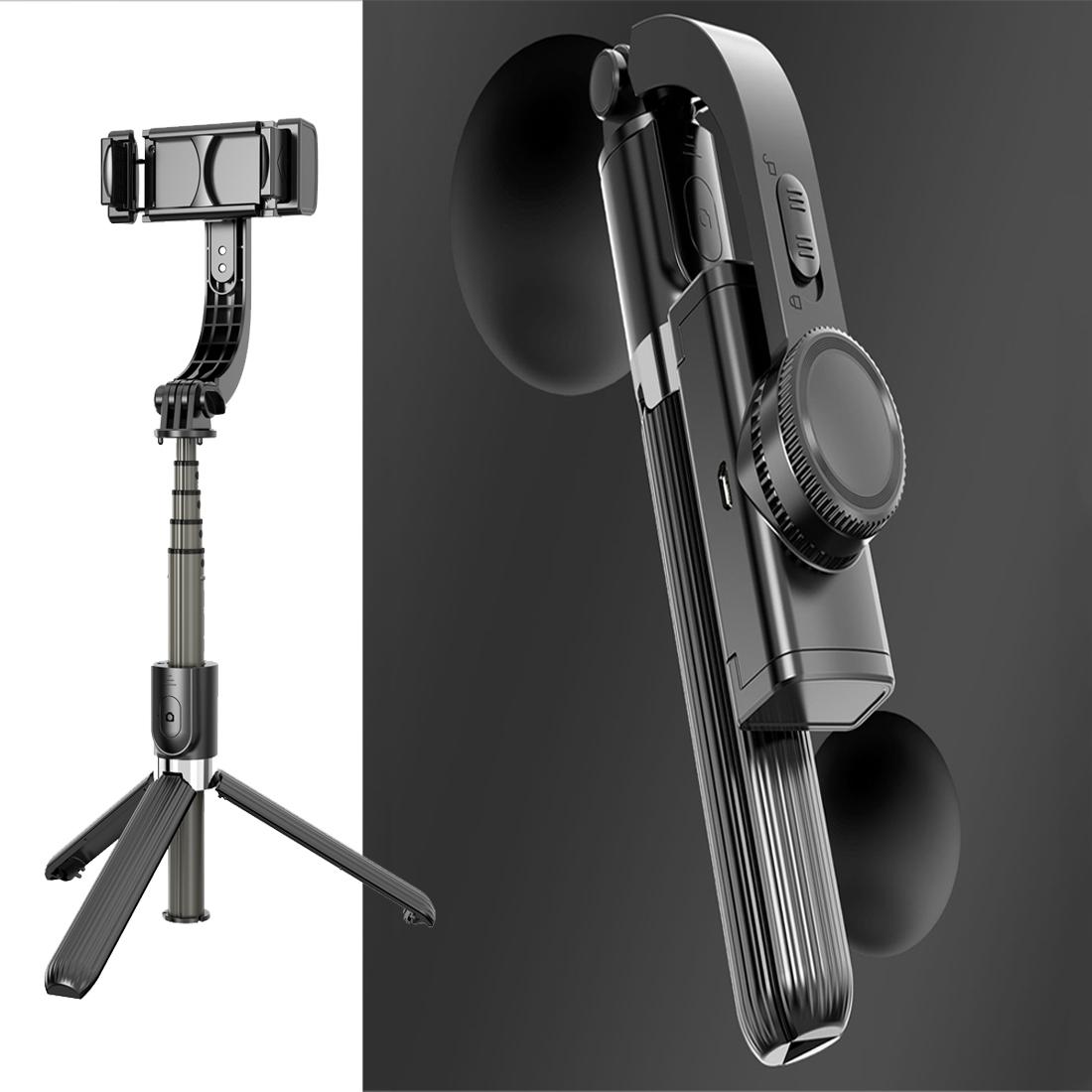 Bluetooth Selfie Stick with Gimbal Stabilizer Tripod and Wireless Remote