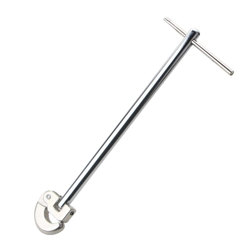 Carbon Steel Faucet Wrench Multi Functional Plumbing Wrench for Sink and Tap Repair