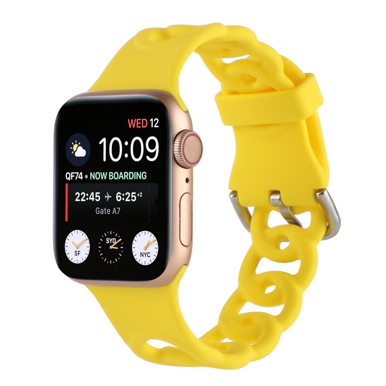 Breathable Apple Watch Silicone Band Sport Strap for Apple Watch Ultra 49mm Series 9 8 7 SE