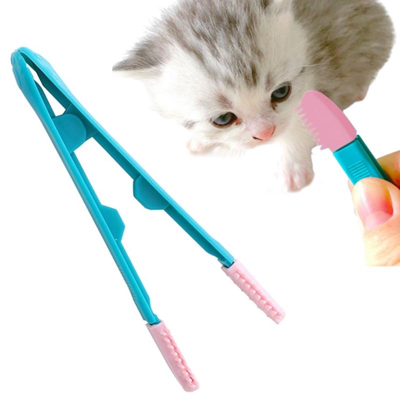 Cat Eye Brush Pet Grooming Tool with Eye Cleaner and Hair Knot Remover