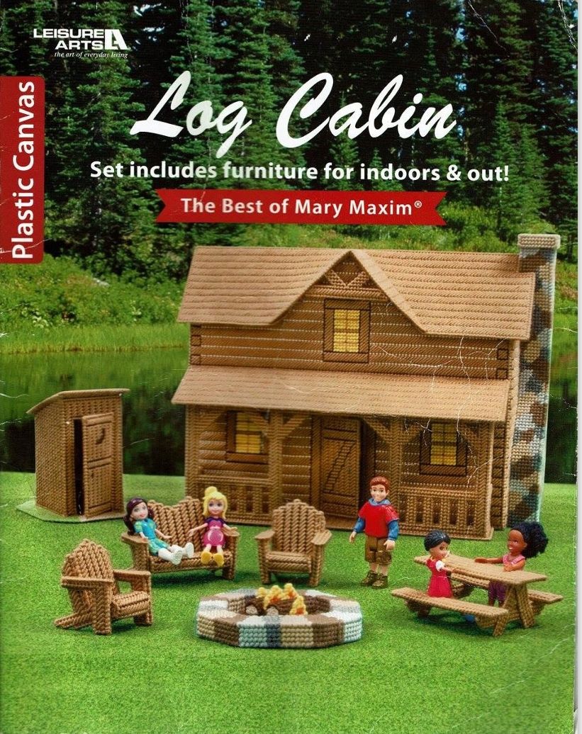 Log Cabin In Plastic Canvas Inspire Uplift Log cabin in plastic canvas inspire uplift