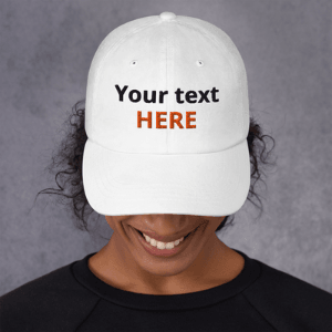 Custom Embroidered Hat with Your Text | Inspire Uplift