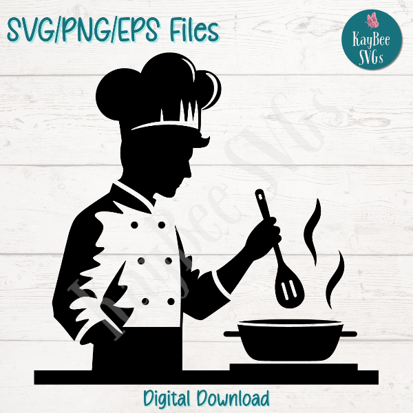 Chef SVG PNG EPS Cut File Bundle | Inspire Uplift