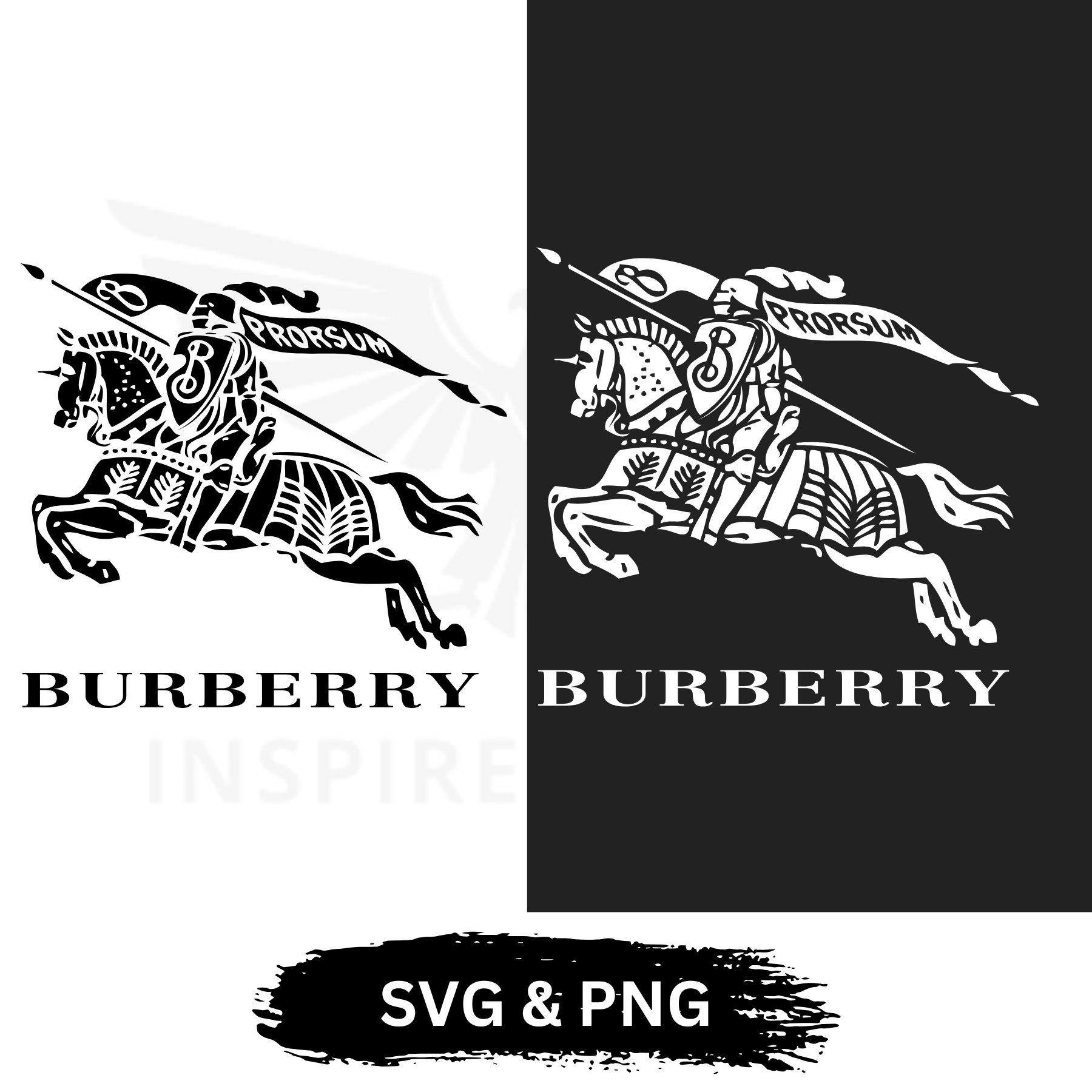 Burberry SVG Bundle Burberry PNG Burberry SVG Logo Burber Inspire 