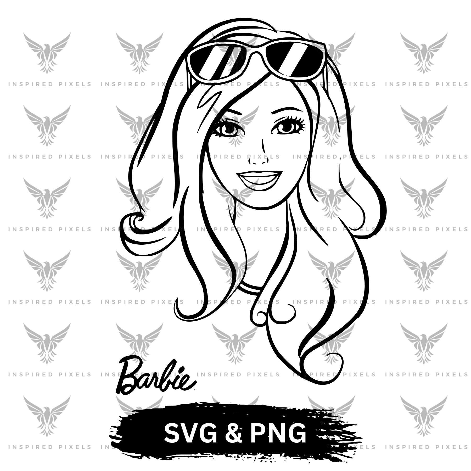 Black Barbie Outline 2+ Hundred Barbie Outline Royalty-Free Images