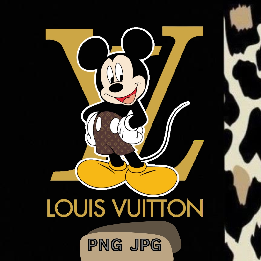 Mickey Mouse Louis Vuitton Logo PNG Downloads Perfect for De Inspire