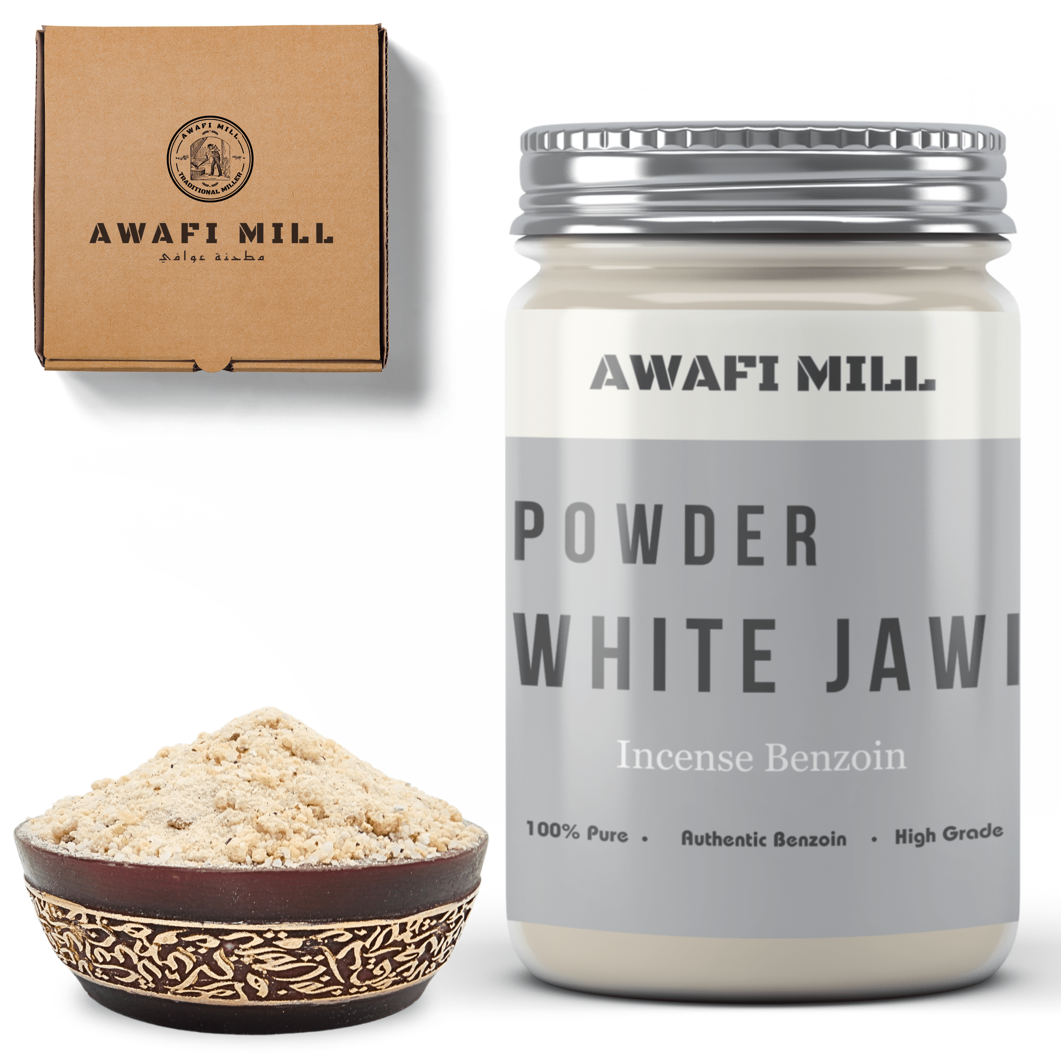 AWAFI MILL White Jawi Incense Resin Powder | Aromatic and Na | Inspire ...