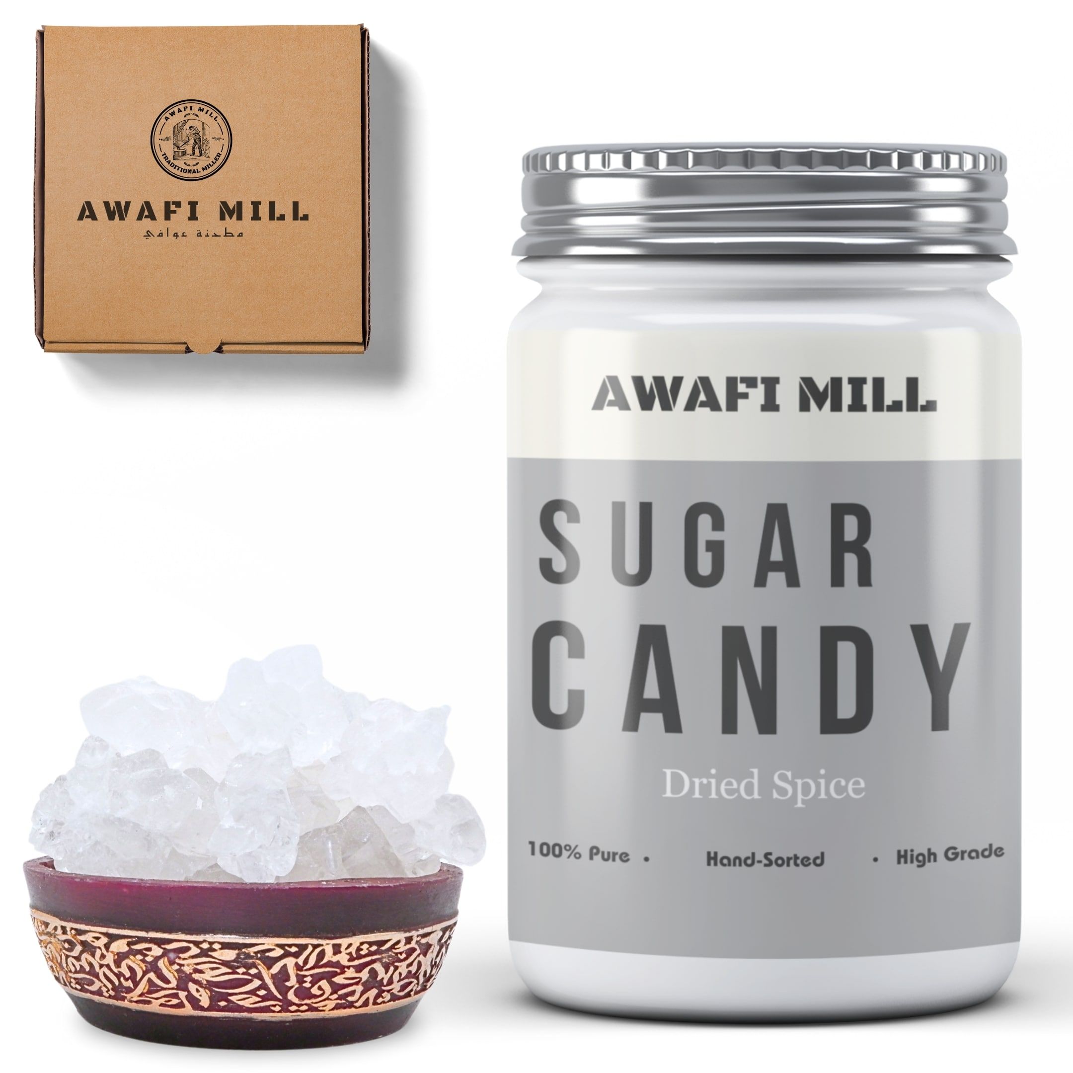 AWAFI MILL Sugar Candy | Crystal Rock Sugar | Mishri for Bev | Inspire ...