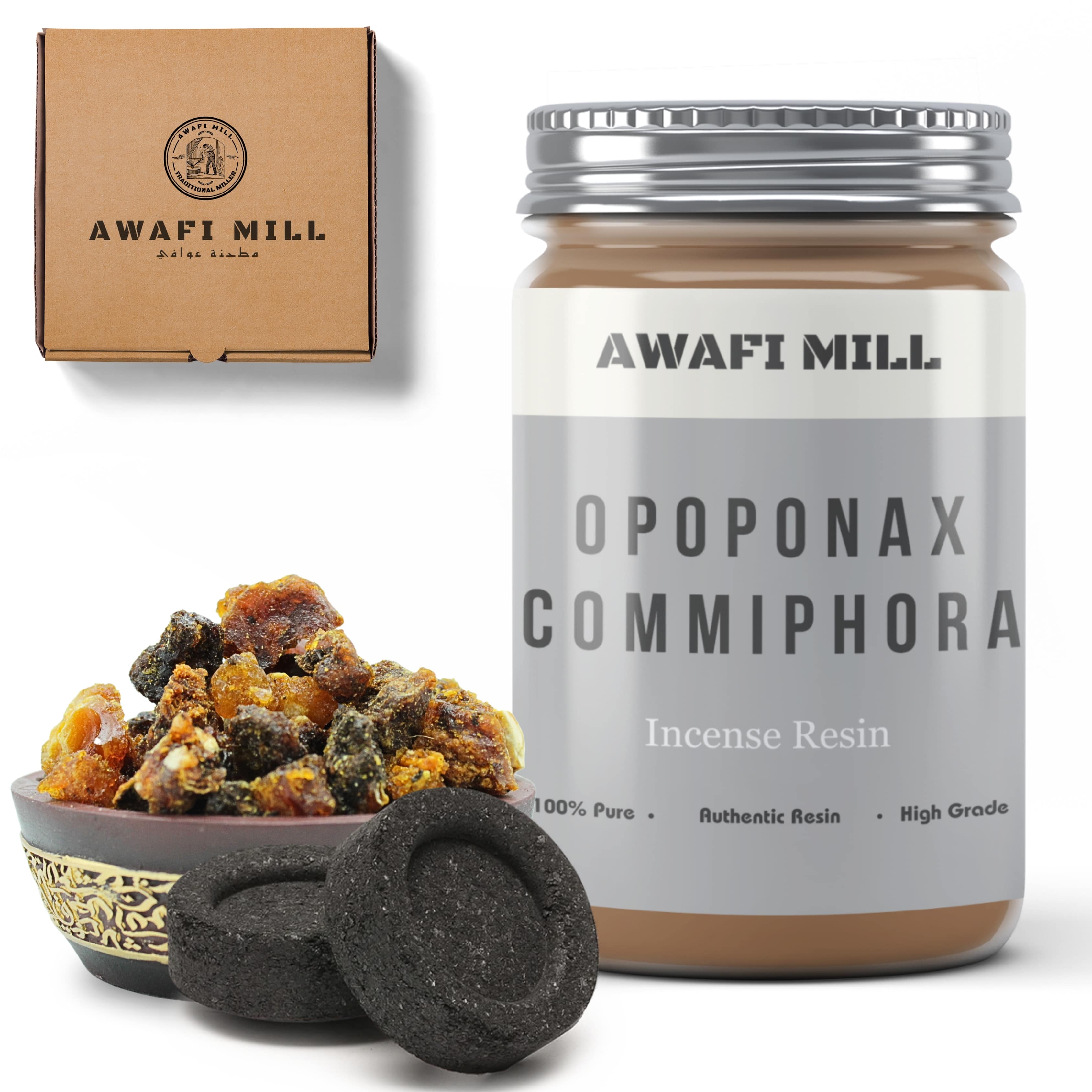 AWAFI MILL Opoponax Resin Incense - 100% Natural - Premium H | Inspire ...