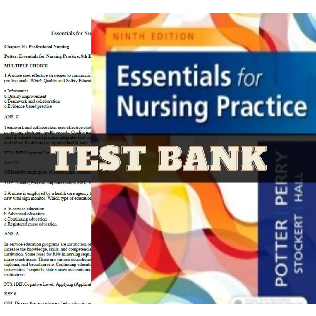 Latest 2024 Essentials for Nursing Practice 9th Edition by P | Inspire ...