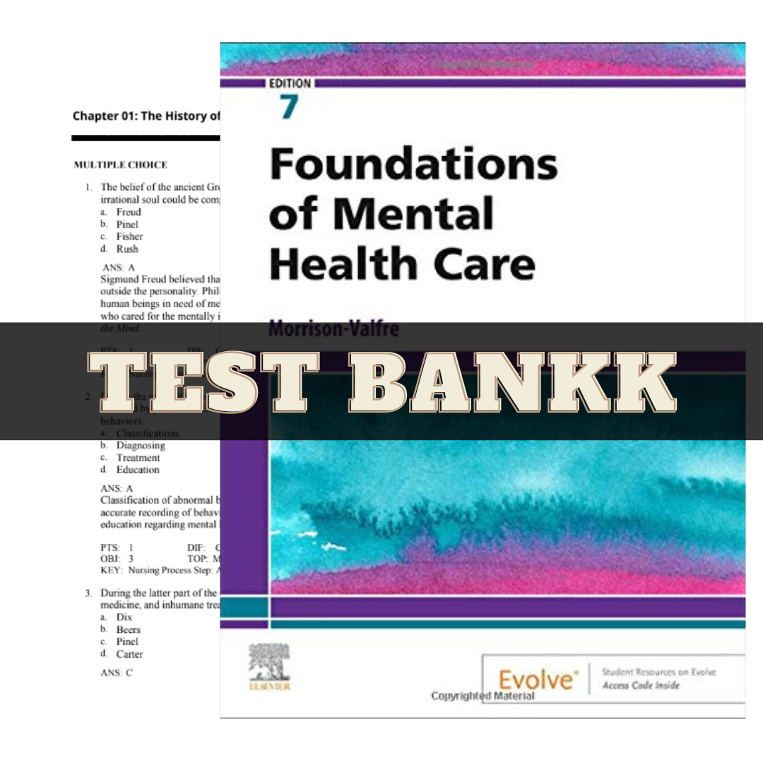 Latest 2024 Foundations of Mental Health Care 7th Edition by | Inspire ...
